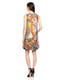 Платье А-силуэта в разноцветный принт | 6439541 | фото 2