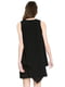 Сукня А-силуету чорна з квітковим принтом | 6439581 | фото 2