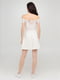 Платье А-силуэта белое | 6439804 | фото 2