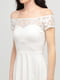Платье А-силуэта белое | 6439804 | фото 3