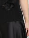 Сукня у білизняному стилі чорна | 6439808 | фото 4