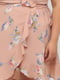 Сукня А-силуету рожева з квітковим принтом | 6439867 | фото 4