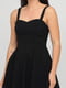 Платье А-силуэта черное | 6439876 | фото 3