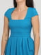 Платье-футляр голубое | 6439884 | фото 3