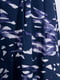Сукня з відкритими плечима синя з принтом | 6439946 | фото 4