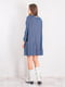 Сукня А-силуету синя в смужку | 6439983 | фото 2