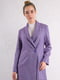 Пальто фиолетовое | 6439987 | фото 3