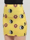 Спідниця кежуал жовта з принтом | 6440002 | фото 3