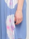 Сарафан голубой с цветочным принтом | 6440116 | фото 4