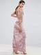 Платье велюровое розовое | 6440132 | фото 2