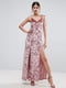 Платье велюровое розовое | 6440132 | фото 3