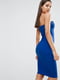 Платье-футляр синее | 6440167 | фото 2