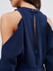 Сукня А-силуету синя | 6440177 | фото 4