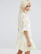 Платье белое с принтом | 6440183 | фото 2