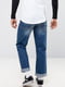 Прямые джинсы с потертостями | 6440191 | фото 2