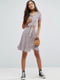 Сукня А-силуету в квітковий принт | 6440219 | фото 3