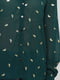 Блуза зеленая с принтом | 6440236 | фото 3