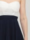 Сукня А-силуету біло-синя | 6440245 | фото 4