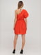Сукня А-силуету помаранчева | 6440265 | фото 2
