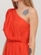 Платье А-силуэта оранжевое | 6440265 | фото 3