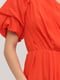 Платье А-силуэта оранжевое | 6440265 | фото 4
