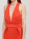 Платье А-силуэта оранжевое | 6440272 | фото 3