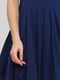 Платье А-силуэта синее | 6440273 | фото 4