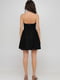Сукня А-силуету з відкритими плечима чорна | 6440274 | фото 2