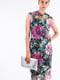 Мереживна сукня міді в квітковий принт | 6440314 | фото 3