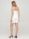 Платье-футляр белое с узором | 6440353 | фото 2
