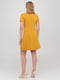 Платье-футляр желтое | 6440374 | фото 2