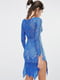 Кружевное платье синее | 6440403 | фото 2