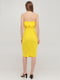 Платье-футляр желтое | 6440536 | фото 2
