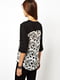 Блуза в стилі колор блок зі вставками в горошок | 6440573 | фото 2