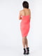 Платье-футляр миди с драпировкой розовое | 6440640 | фото 2
