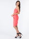 Платье-футляр миди с драпировкой розовое | 6440640 | фото 3