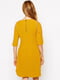 Платье-туника с окантовкой желтое | 6440664 | фото 2