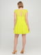 Платье А-силуэта желтое | 6440694 | фото 2
