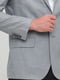 Пиджак серый | 6440727 | фото 4