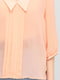 Блуза персикового цвета | 6440768 | фото 4