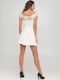 Платье А-силуэта белое | 6440813 | фото 2