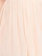 Платье А-силуэта с открытой спиной розовое | 6440870 | фото 4