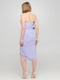 Сукня-футляр на одне фіолетове плече | 6440993 | фото 2