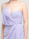Сукня-футляр на одне фіолетове плече | 6440993 | фото 3