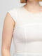 Блуза з баскою біла | 6441011 | фото 4