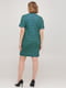 Платье-футляр зеленое в полоску | 6441054 | фото 2
