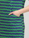Сукня-футляр зелена в смужку | 6441054 | фото 4