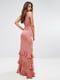 Платье А-силуэта розовое | 6441059 | фото 2