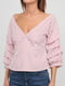 Блуза рожева в смужку | 6441096 | фото 3