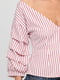Блуза рожева в смужку | 6441096 | фото 4